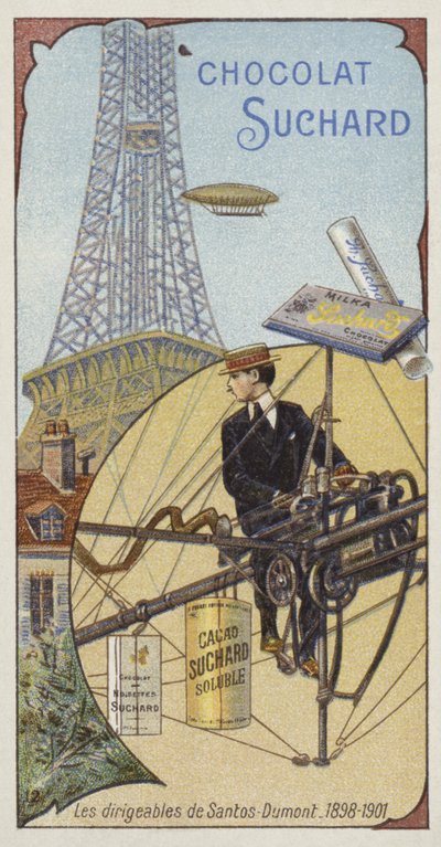 The Dirigible Airships of Alberto Santos-Dumont, 1898-1901 by European School